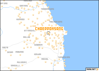 map of Chaeppŏmsang