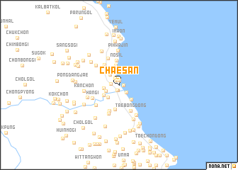map of Chaesan