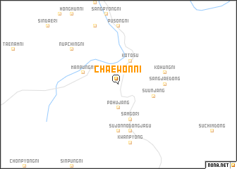 map of Chaewŏn-ni