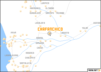 map of Chafán Chico