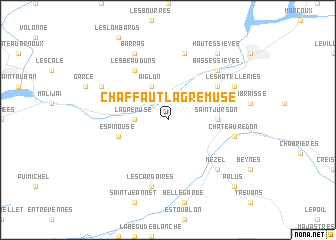 map of Chaffaut-Lagremuse