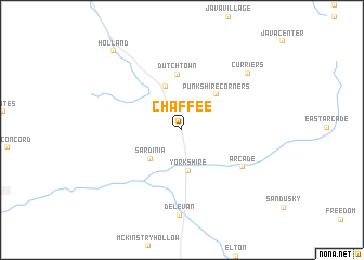 map of Chaffee