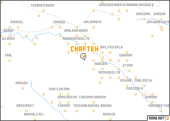 map of Chafteh