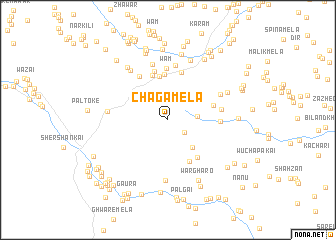 map of Chaga Mela