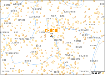 map of Chāgam