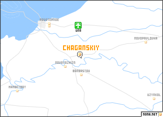 map of Chaganskiy