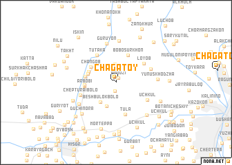 map of Chagatoy