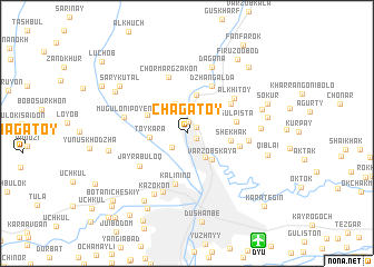 map of Chagatoy