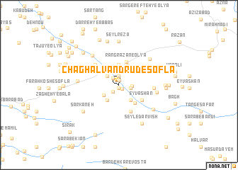 map of Chaghalvand Rūd-e Soflá