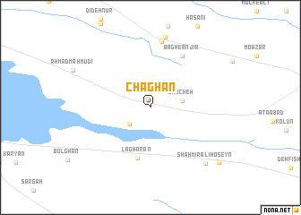 map of Chaghān