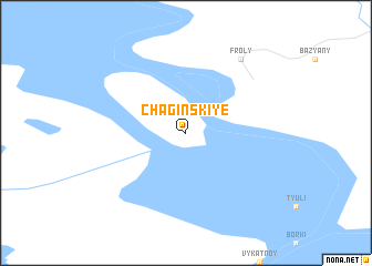 map of Chaginskiye