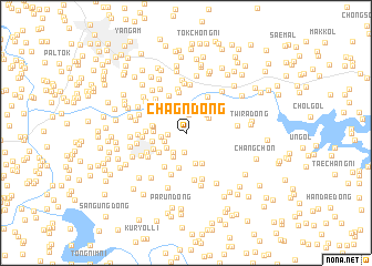 map of Chagn-dong