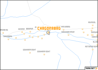 map of Chagorābād