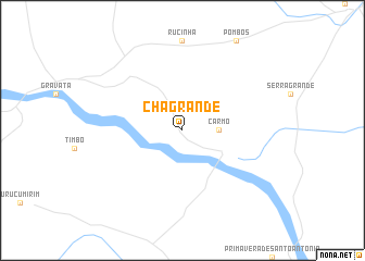 map of Chã Grande
