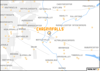 map of Chagrin Falls