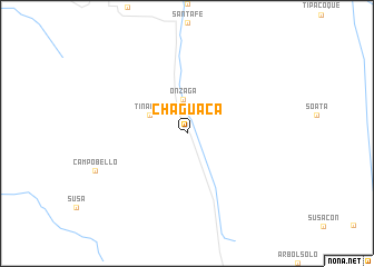 map of Chaguaca