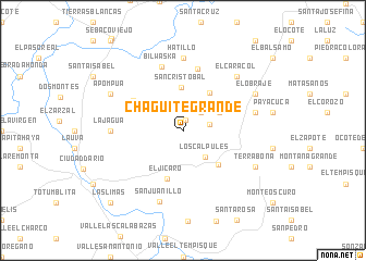 map of Chagüite Grande