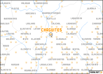 map of Chagüites