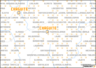 map of Chagüite