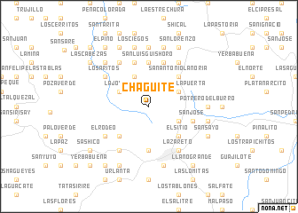 map of Chagüite