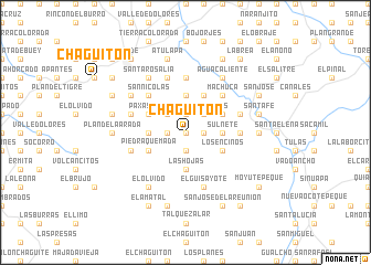 map of Chagüitón