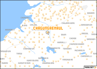 map of Chagŭngae-maŭl