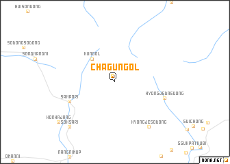 map of Chagŭn-gol