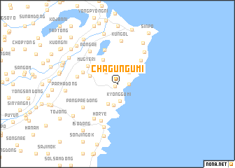 map of Chagŭn\