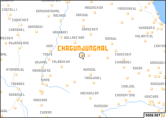 map of Chagŭnjung-mal