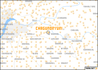 map of Chagŭnoryu-ri