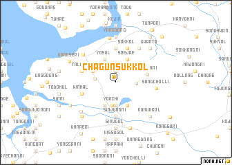 map of Chagŭnsuk-kol