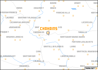 map of Chahains