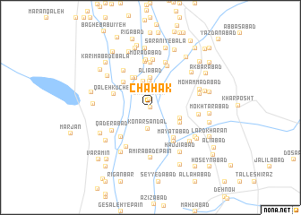 map of Chāhak