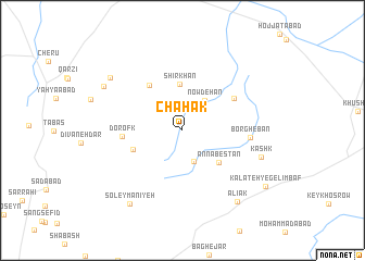 map of Chāhak