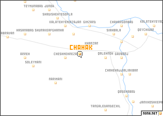 map of Chāhak