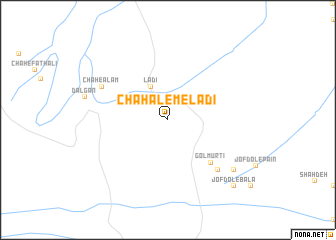 map of Chāh ‘Ālem-e Ladī