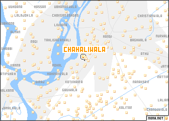 map of Chāh Alīwāla