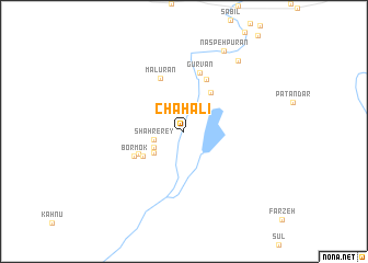 map of Chāh ‘Ālī