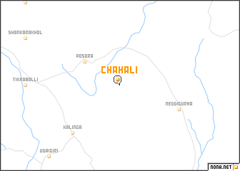 map of Chahāli