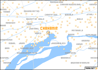 map of Chāh Amīr