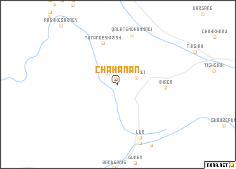 map of Chāhanan