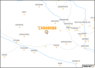 map of Chāh Anbā