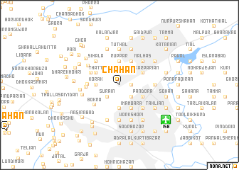 map of Chahān