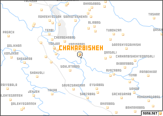 map of Chahār Bīsheh