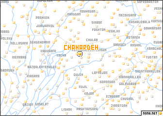 map of Chahār Deh