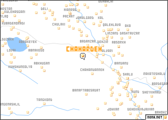 map of Chahār Deh