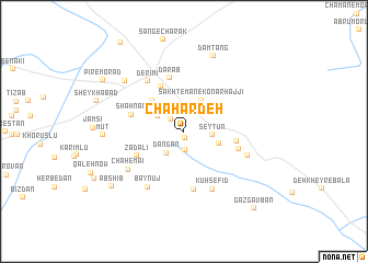 map of Chahār Deh