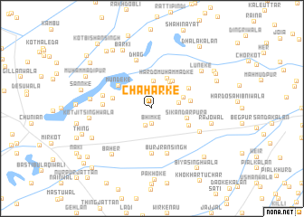 map of Chāharke