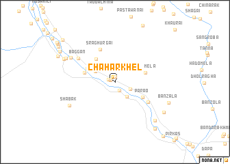 map of Chahar Khel