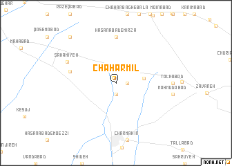 map of Chahār Mīl